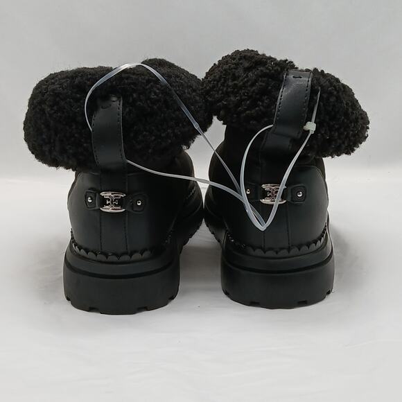 Sam Edelman Ozie Quilted Booties Women's 6.5M Black Boots Shoes Grunge Cozycore - Picture 4 of 10